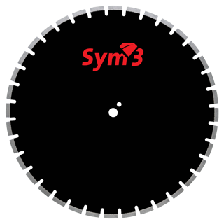 Disque scie de sol ASPH. SYM3-AS-27